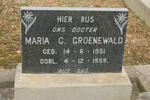GROENEWALD Maria C. 1951-1959