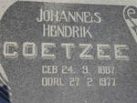 COETZEE Johannes Hendrik 1887-1977