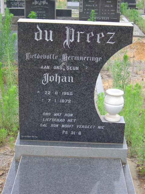 PREEZ Johan, du 1955-1972