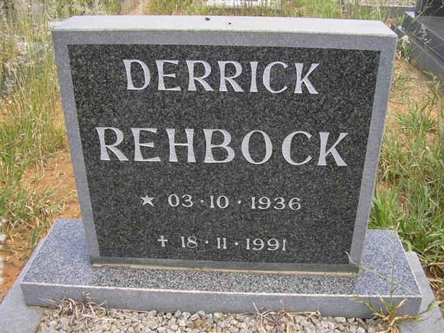 REHBOCK Derrick 1936-1991
