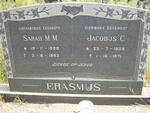 ERASMUS Jacobus C. 1905-1971 & Sarah M.M. 1908-1993