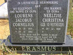 ERASMUS Lourens Jacobus Cornelius 1910-1992 & Neeltjie Christina VAN DER WESTHUIZEN 1926-
