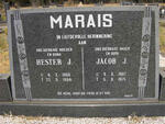 MARAIS Jacob J. 1907-1975 & Hester J. 1908-1994