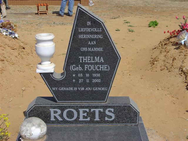 ROETS Thelma nee FOUCHE 1936-2002