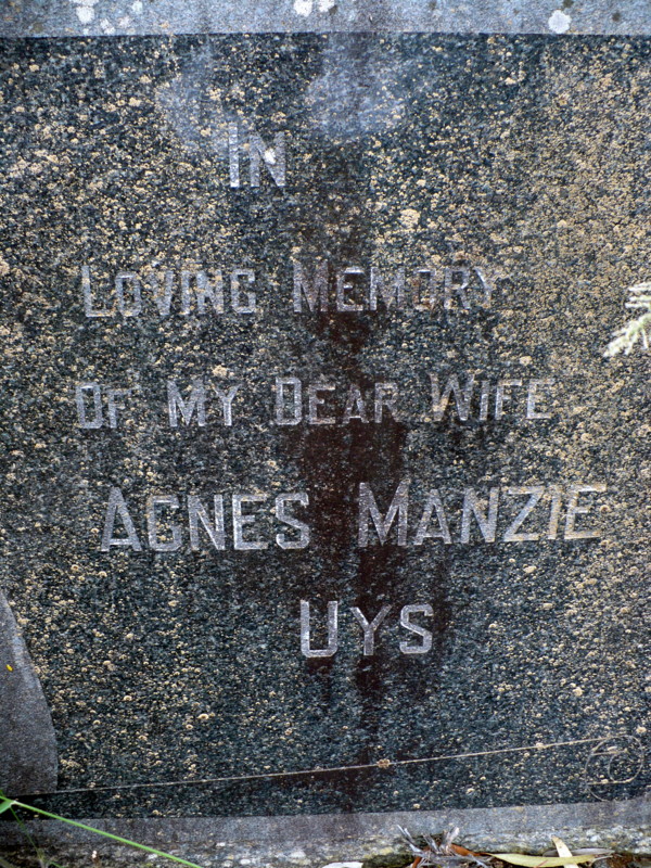 UYS Agnes Manzie