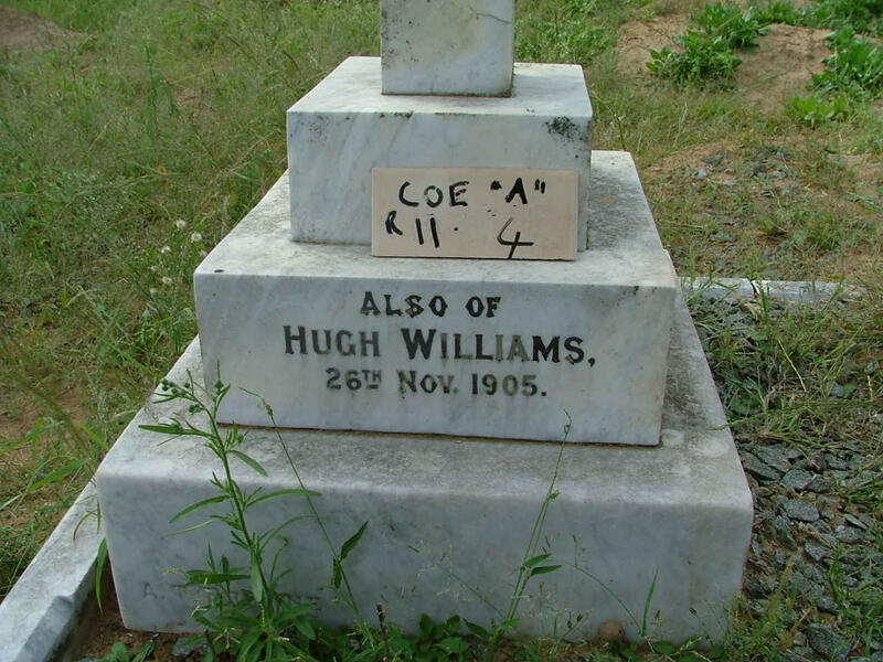 WILLIAMS Hugh -1905
