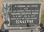 SMITH Johanna Susanna Maria 1911-1977
