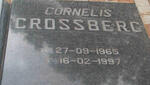 CROSSBERG Cornelis 1965-1997