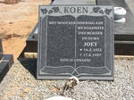 KOEN Joey 1923-1997
