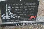 EINARSEN Alice Elizabeth 1920-1981