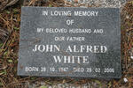 WHITE John Alfred 1947-2006