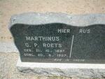 ROETS Marthinus G.P. 1887-1957