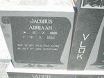 VLOK Jacobus Adriaan 1906-1982