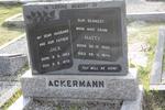 ACKERMANN Jack 1903-1970 & Matty 1900-1974