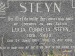 STEYN Lucia Cornelia nee SMITH 1886-1960