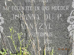 ZYL Johanna du P., van nee PRETORIUS 1891-1947