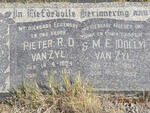 ZYL Pieter R.D., van 1894-1951 & S.M.E. 1893-1993