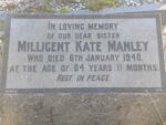 MANLEY Millicent Kate -1948