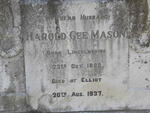 MASON Harold Gee 1882-1937