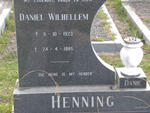 HENNING Daniel Wilhellem 1923-1985