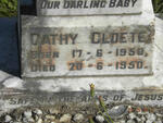 CLOETE Cathy 1950-1950