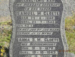 CLOETE Samuel M. 1868 -1942 & Anna S.M. BEZUIDENHOUDT 1876-1943