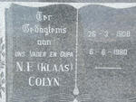 COLYN N.F. 1908-1980