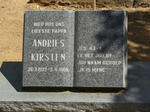 KIRSTEN Andries 1922-1968