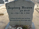 KIRSTEN Ingeborg nee PREUF 1912-1968