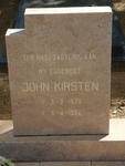 KIRSTEN John 1935-1984