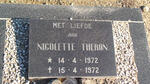 THERON Nicolette 1972-1972