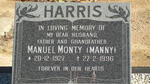 HARRIS Manuel Monty 1927-1996