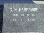HAMPSHIRE C.N. 1887-1971