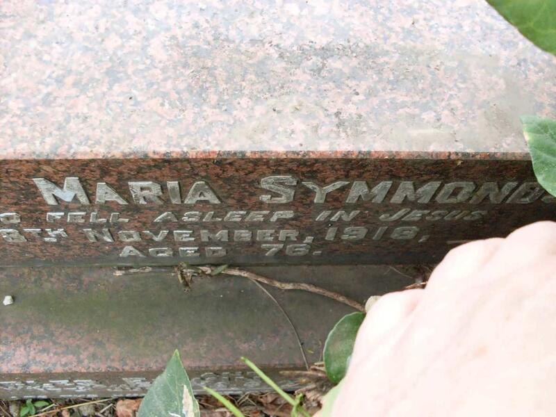 SYMMONDS Maria -1916