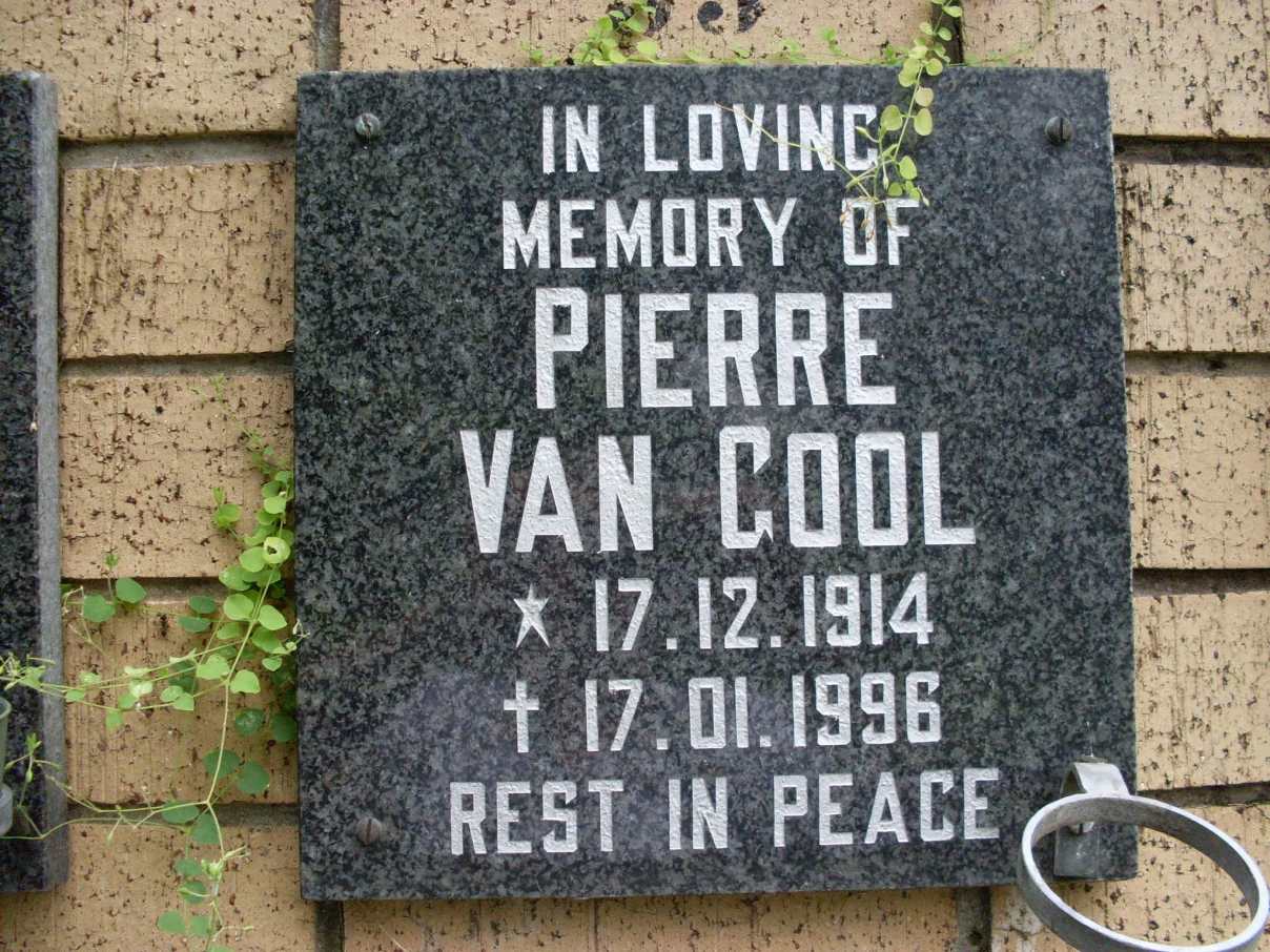 GOOL Pierre, van 1914-1996