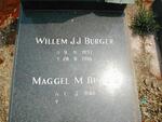 BURGER Willem J.J. 1937-2001 & Maggel M. 1940-