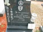 BURGER Andries Petrus 1963-1983