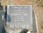 DEVENIER George Carl 1927-1996