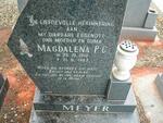 MEYER Magdalena P.C. 1912-1983