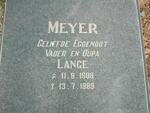MEYER Lange 1908-1989