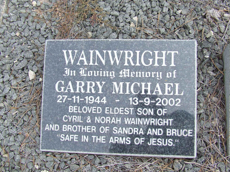 WAINWRIGHT Garry Michael 1944-2002