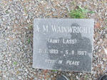 WAINWRIGHT A.M. 1893-1987