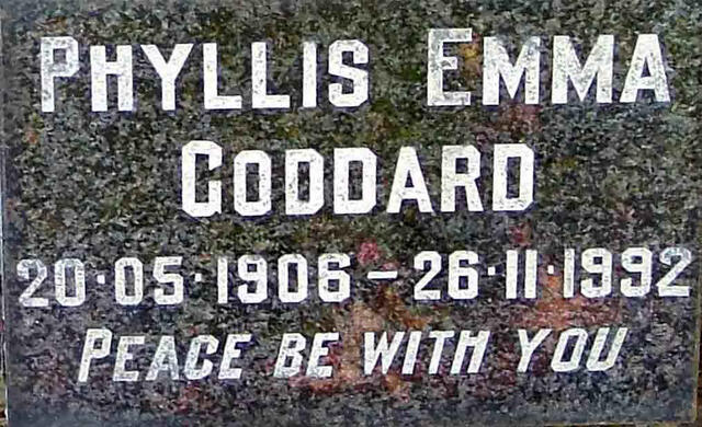 GODDARD Phyllis Emma 1906-1992