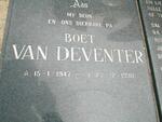 DEVENTER Boet, van 1947-1998