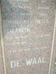 WAAL Pieter, de 1945- & Catharina Elizabeth 1949-1995