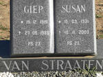 STRAATEN Giep, van 1915-1986 & Susan 1931-2003