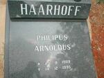 HAARHOFF Philipus Arnoldus 1909-1995