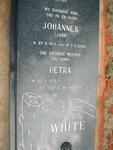 WHITE Johannes 1933-2002 & Petra 1939-