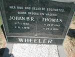 WHEELER Johan B.R. 1933-1975 :: WHEELER Thomas 1948-1984