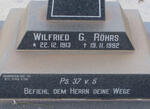 ROHRS Wilfried G. 1913-1992